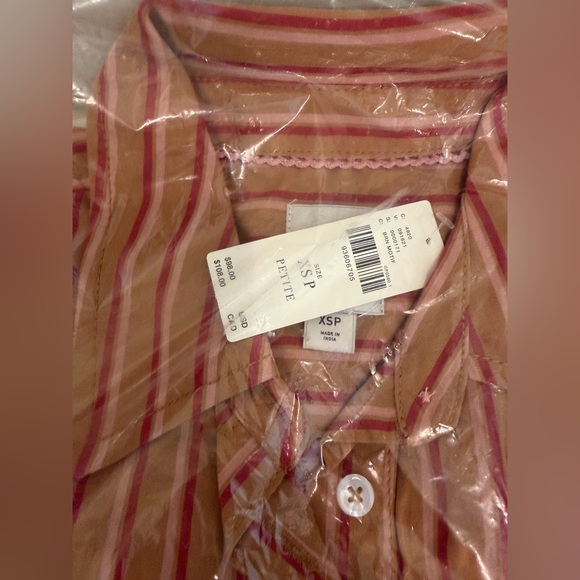 Anthropologie The Bennet Button down Shirt by Maeve NWT! - Picture 4 of 7